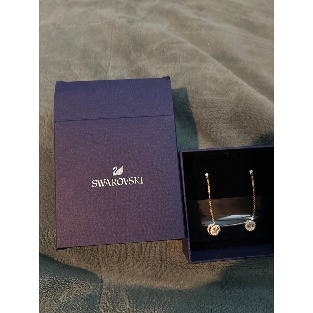 Swarovski Generation drop earrings - Picture 4 of 4